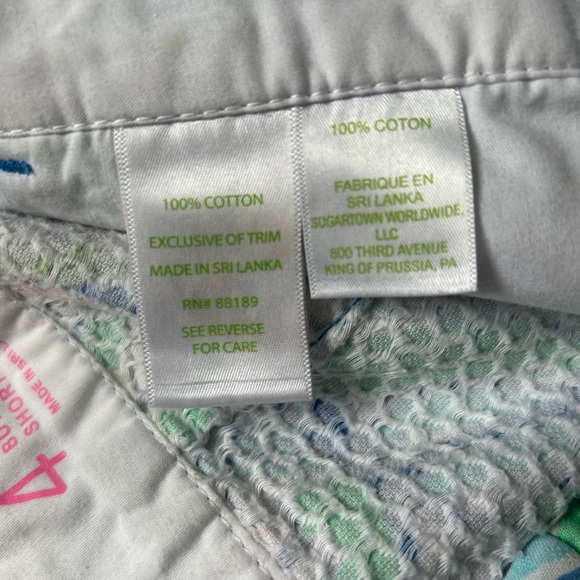 Lilly Pulitzer Buttercup Short Blue Bay Coasting - Picture 6 of 6